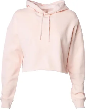Global Blank Women's Crop Hoodie Long Sleeve Crop Top Sweatshirt with Hood for Women