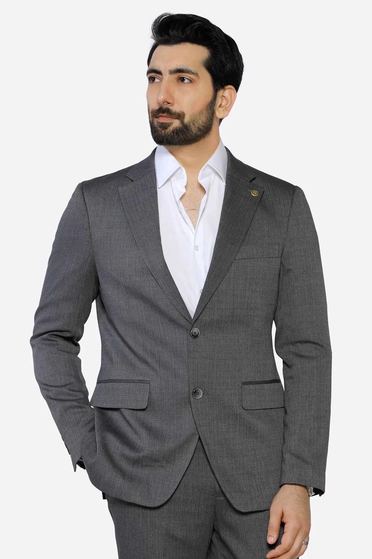 Grey Formal 2PC Suit
