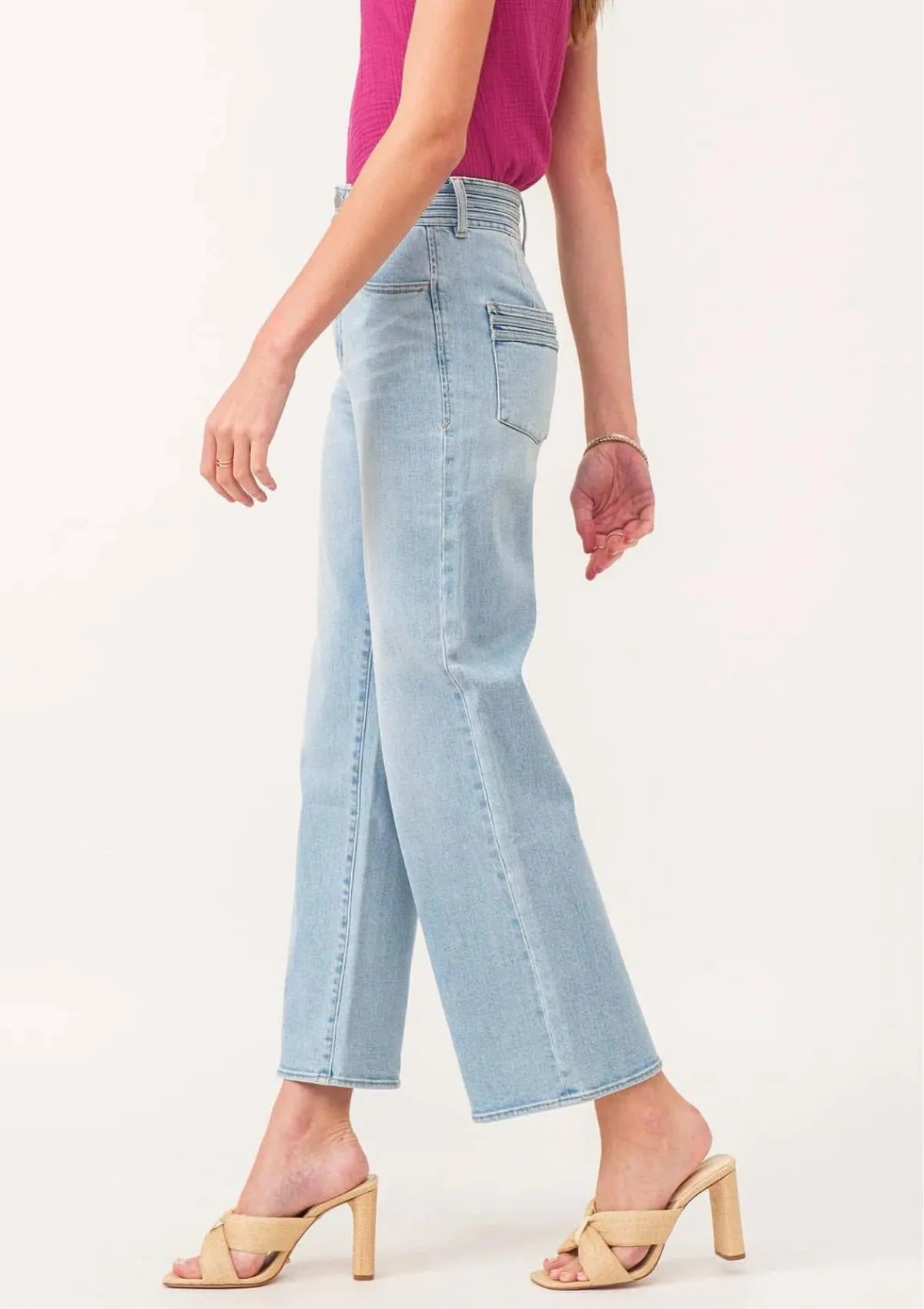 Holly Super High Rise Straight Jeans - Austin
