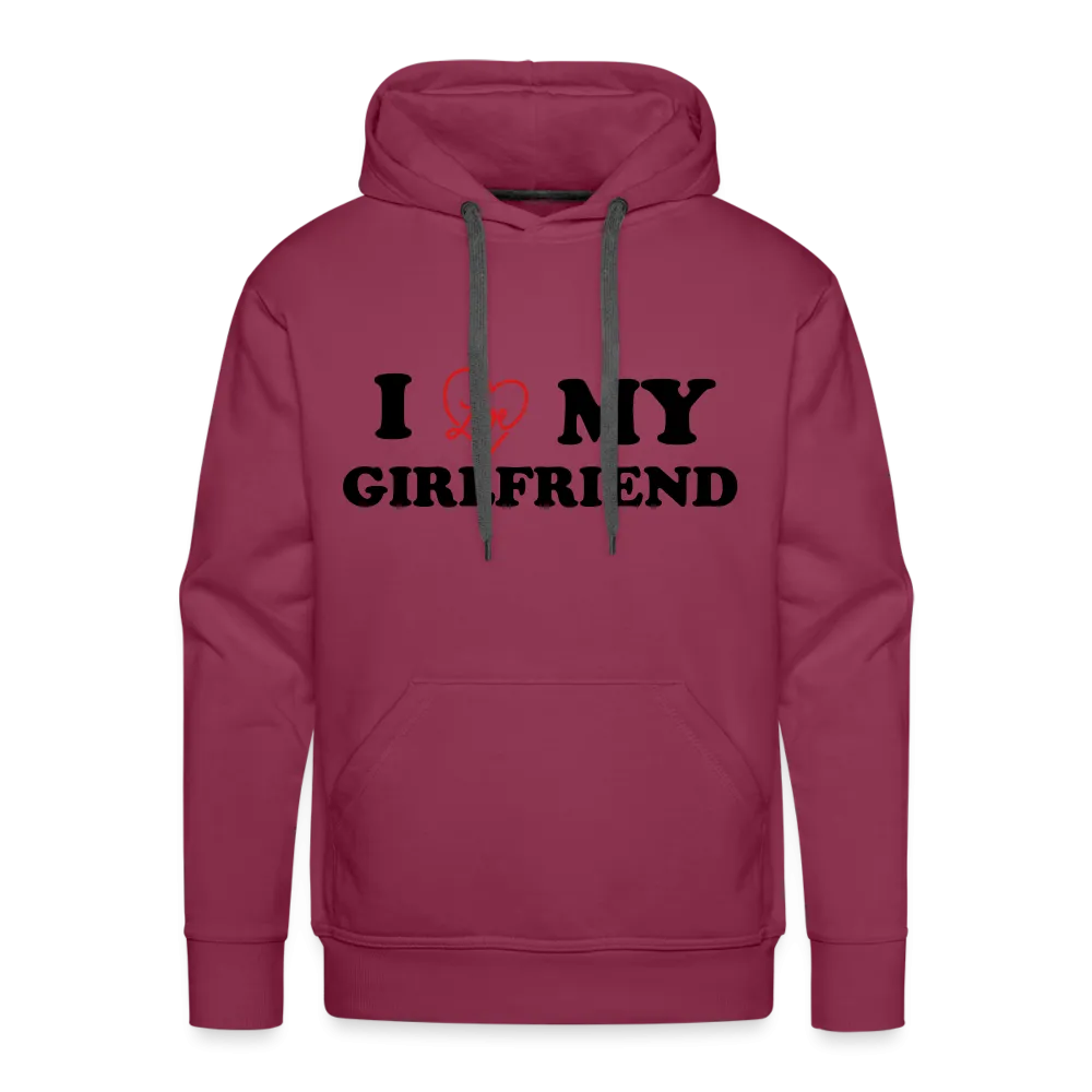 I Love My Girlfriend : Men’s Premium Hoodie