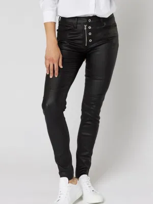 Italian Star : Stevie : Wax Jeans : Black