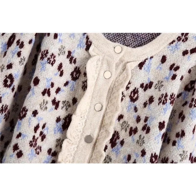 JACQUARD KNITTED SWEATER