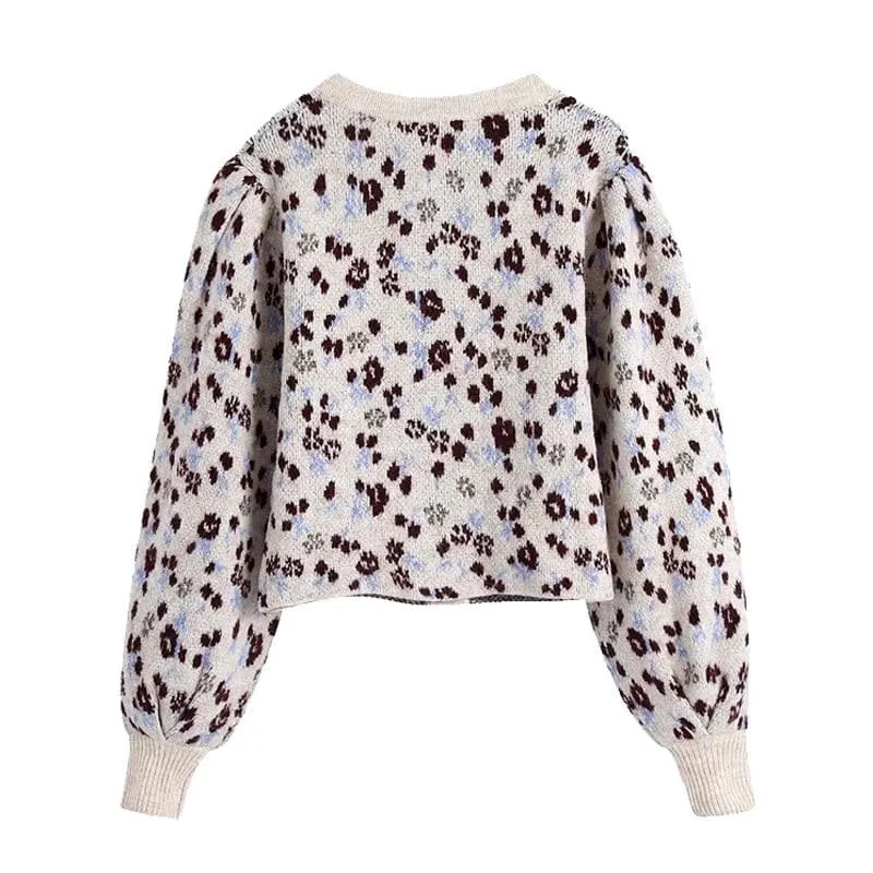 JACQUARD KNITTED SWEATER