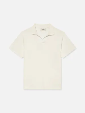 Jacquard Polo -- Off White