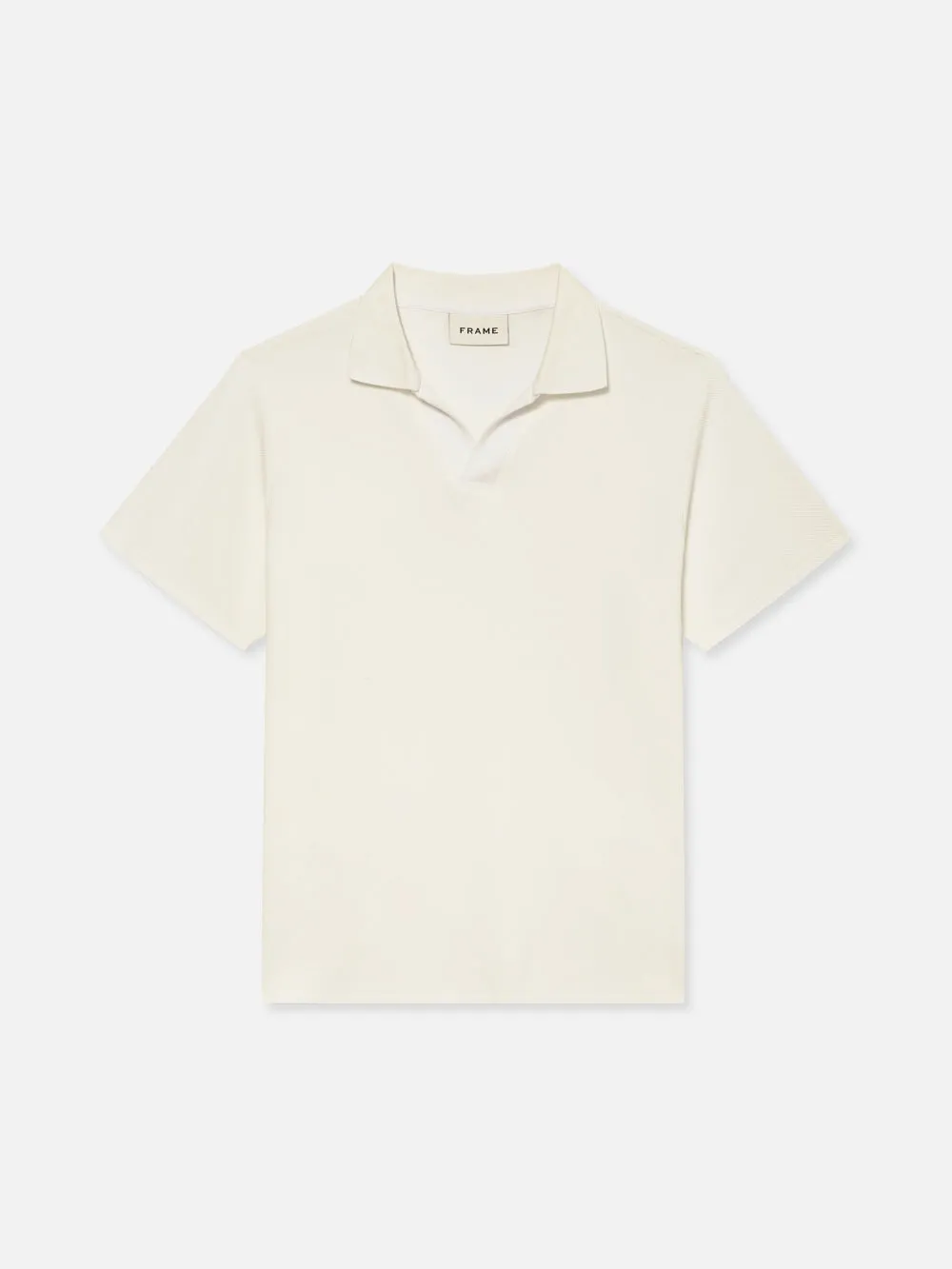 Jacquard Polo -- Off White