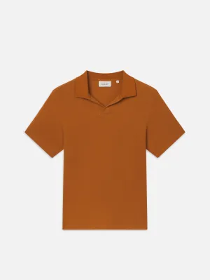 Jacquard Polo -- Rust