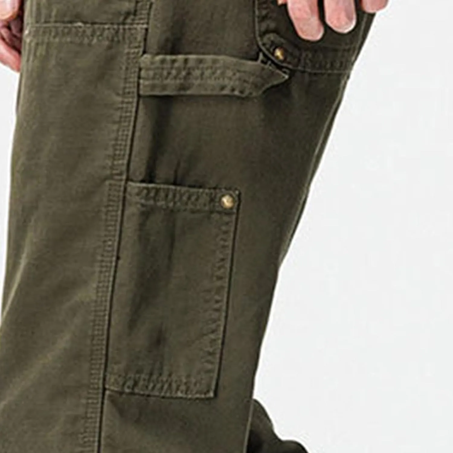 JEShifangjiusu Mens Pants Cargo Joggers Sweatpants Cotton Elastic Waist Trousers Casual Slim Fit Chino Trousers With Pockets