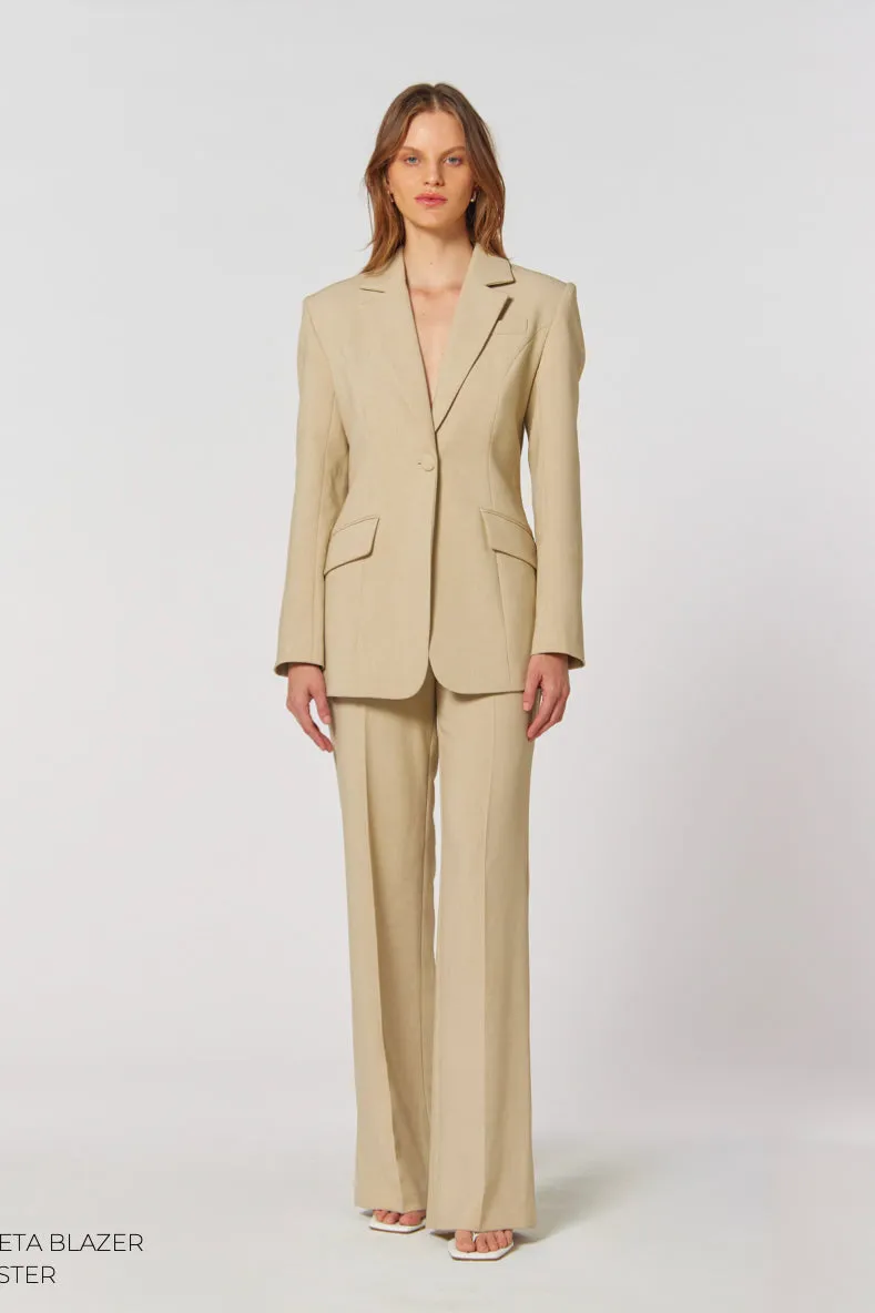 Kianna Greta Blazer - Oyster