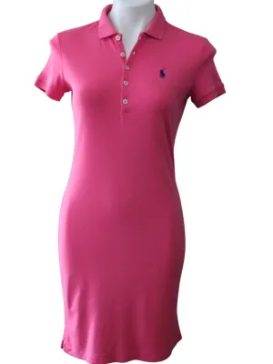 Light Summer Pink Polo Dress