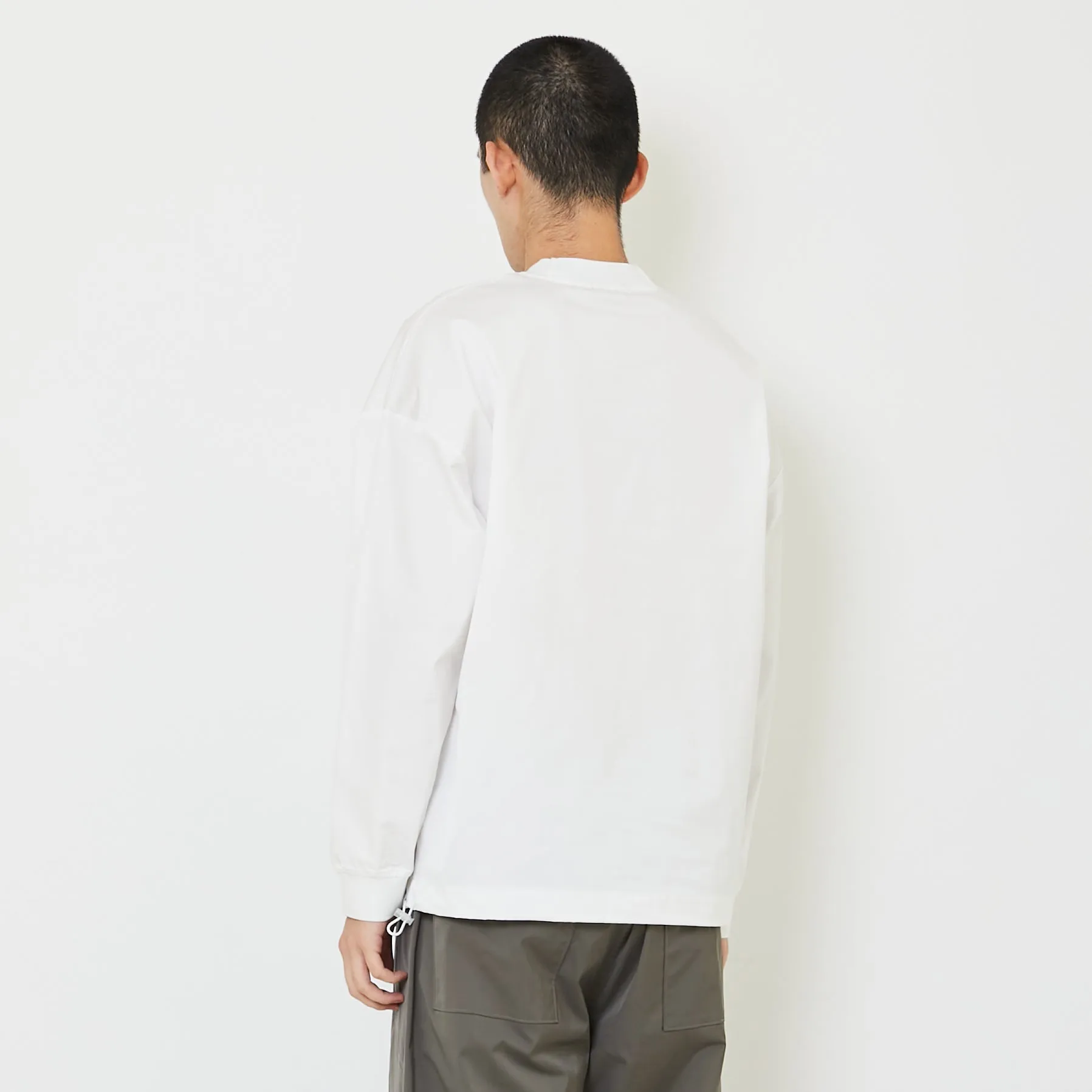 Men Oversized Sweatshirt - Off White - SM2407125A