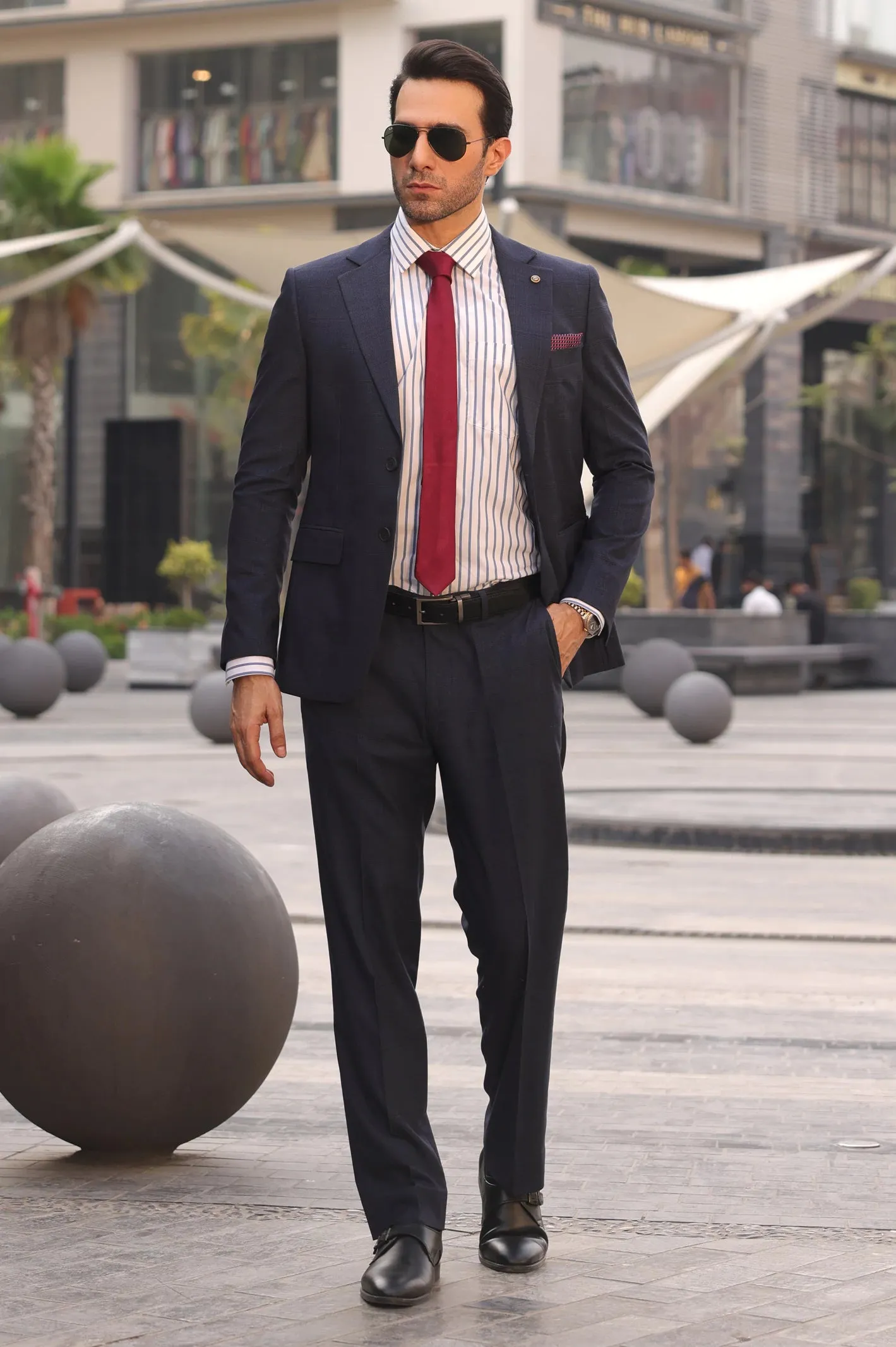 Men's 2PC Blue Formal Suit