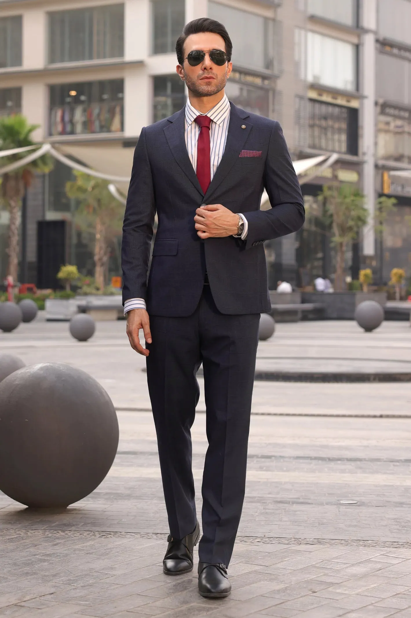 Men's 2PC Blue Formal Suit