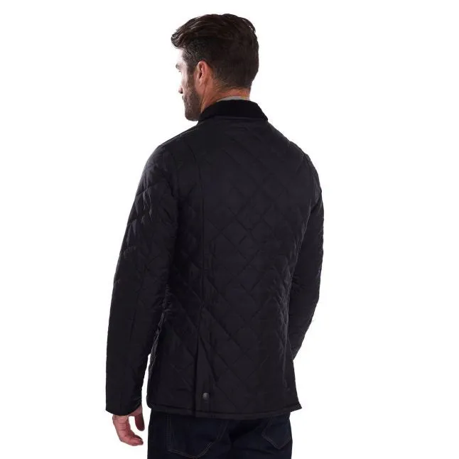 Mens Barbour Black Heritage Liddesdale Quilted Jacket