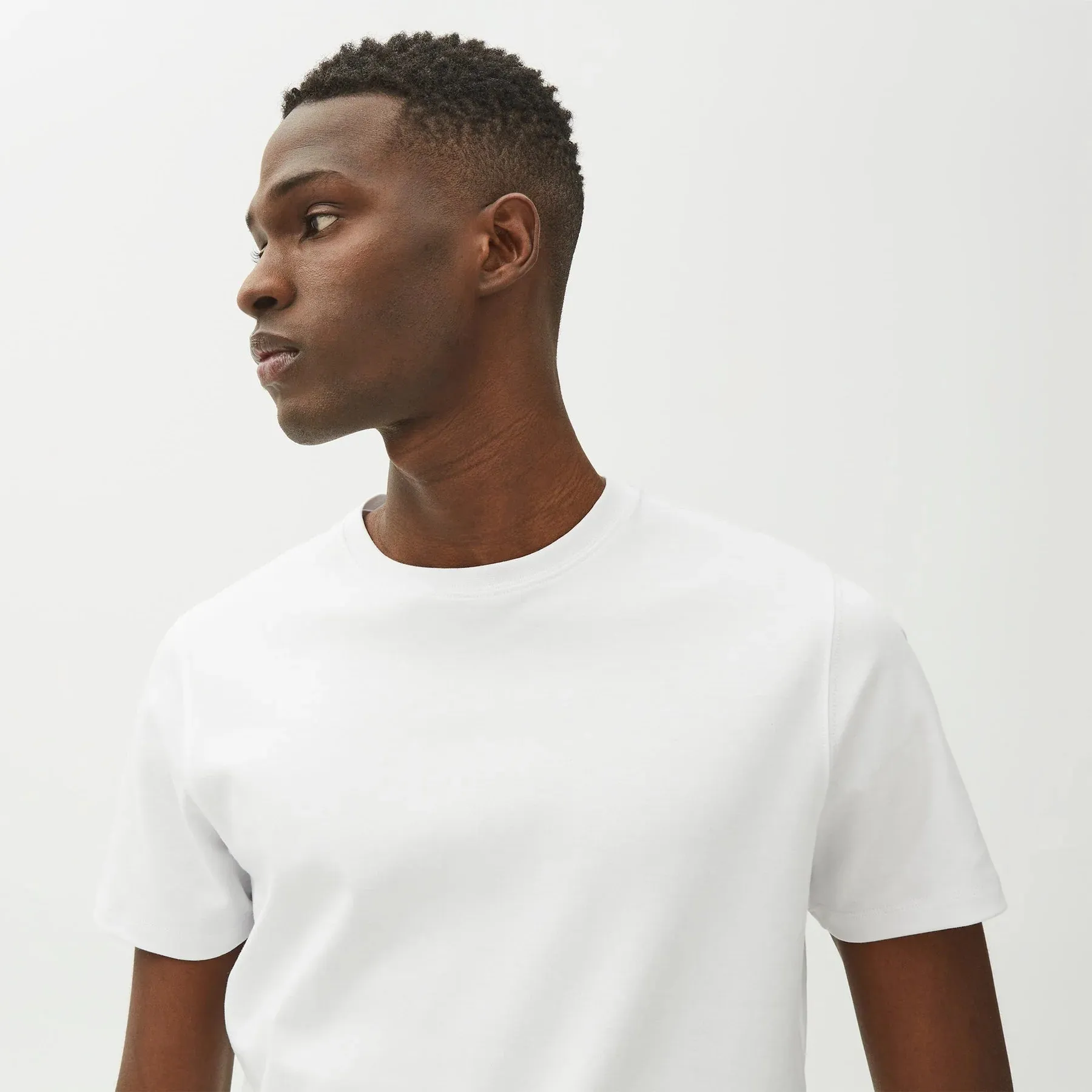 Men's Robert Barraket Georgia Crew Neck T-shirt - White