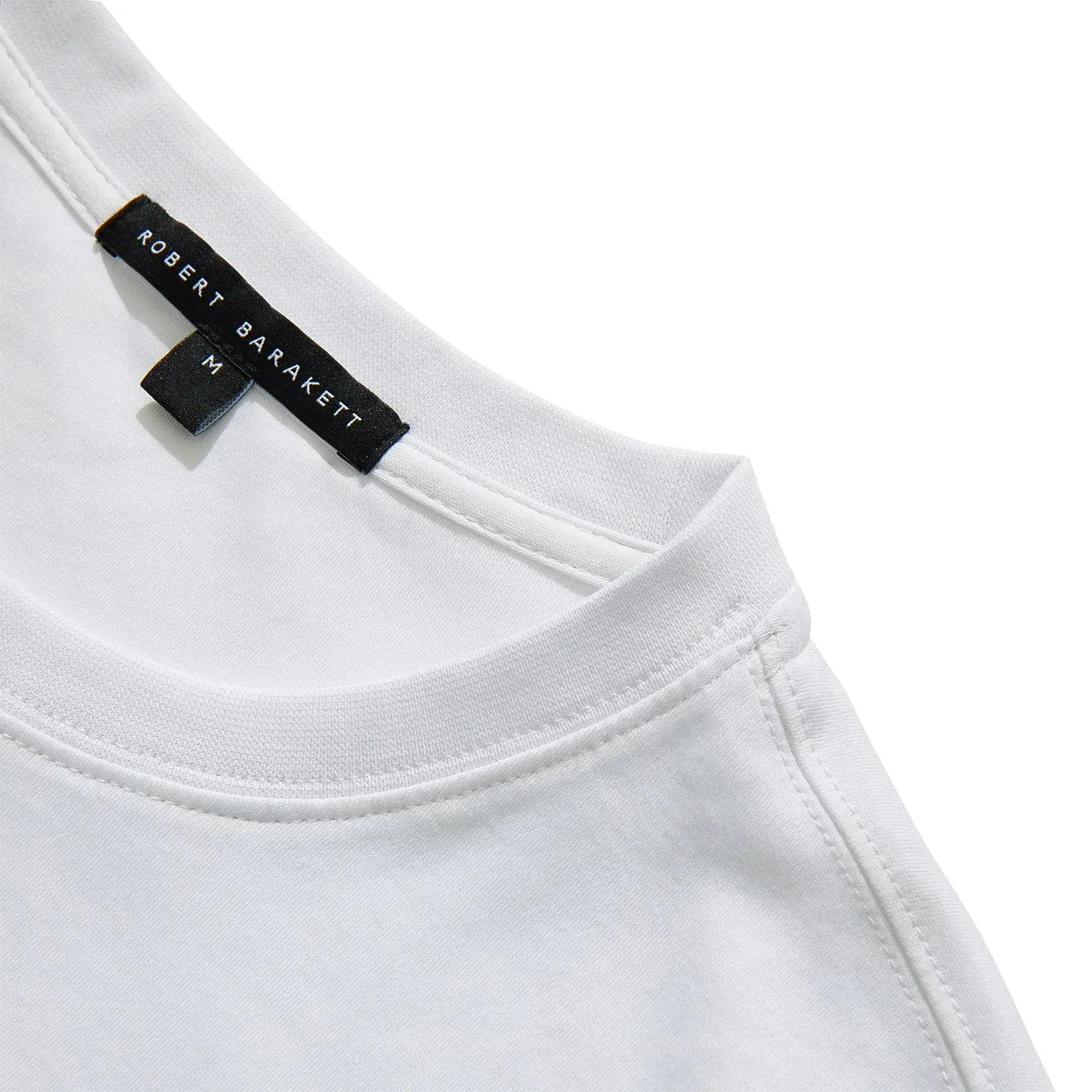 Men's Robert Barraket Georgia Crew Neck T-shirt - White