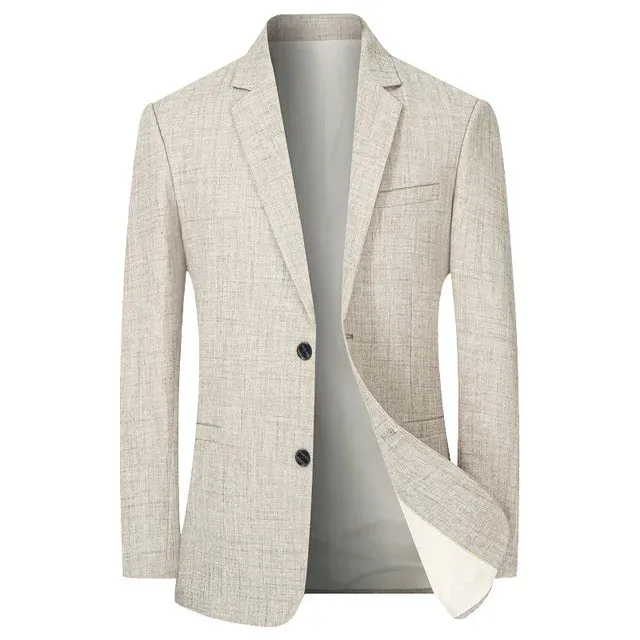 Men's Vintage-Style Slim Fit Blazer