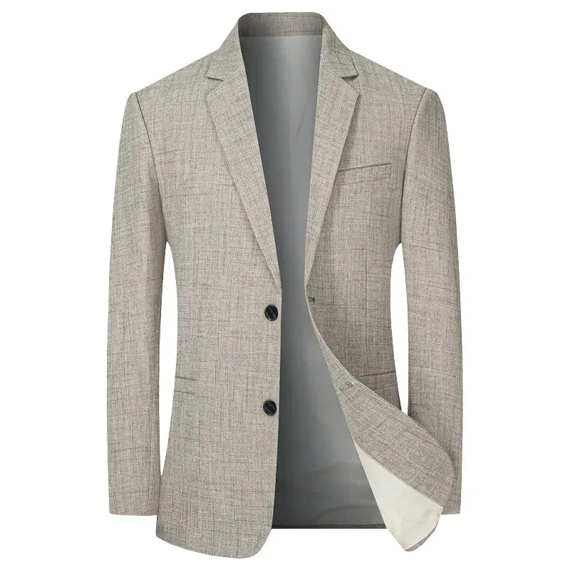 Men's Vintage-Style Slim Fit Blazer