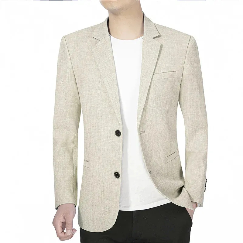 Men's Vintage-Style Slim Fit Blazer