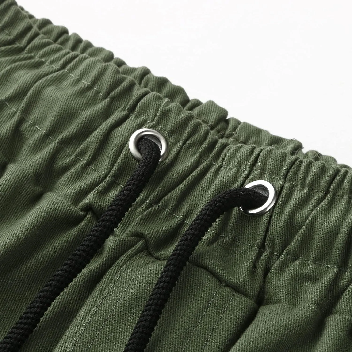 Mens Workout Cargo Sweatpants Pants Pockets Men's Pants Mens Active Athletic Sweatpants Fleece Open Bottom Drawstring