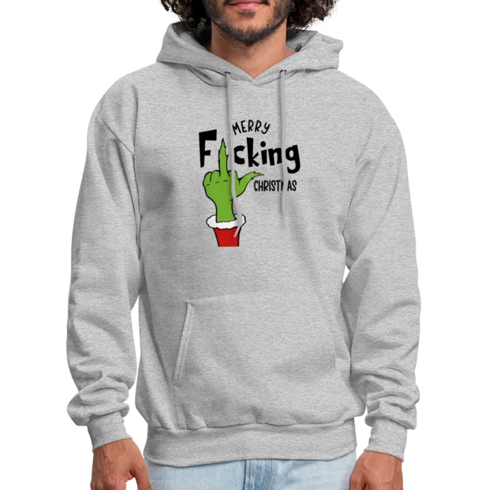 Merry F*cking Christmas Grumpy Middle Finger Hoodie