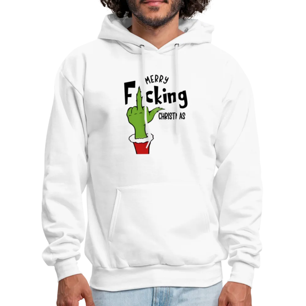 Merry F*cking Christmas Grumpy Middle Finger Hoodie