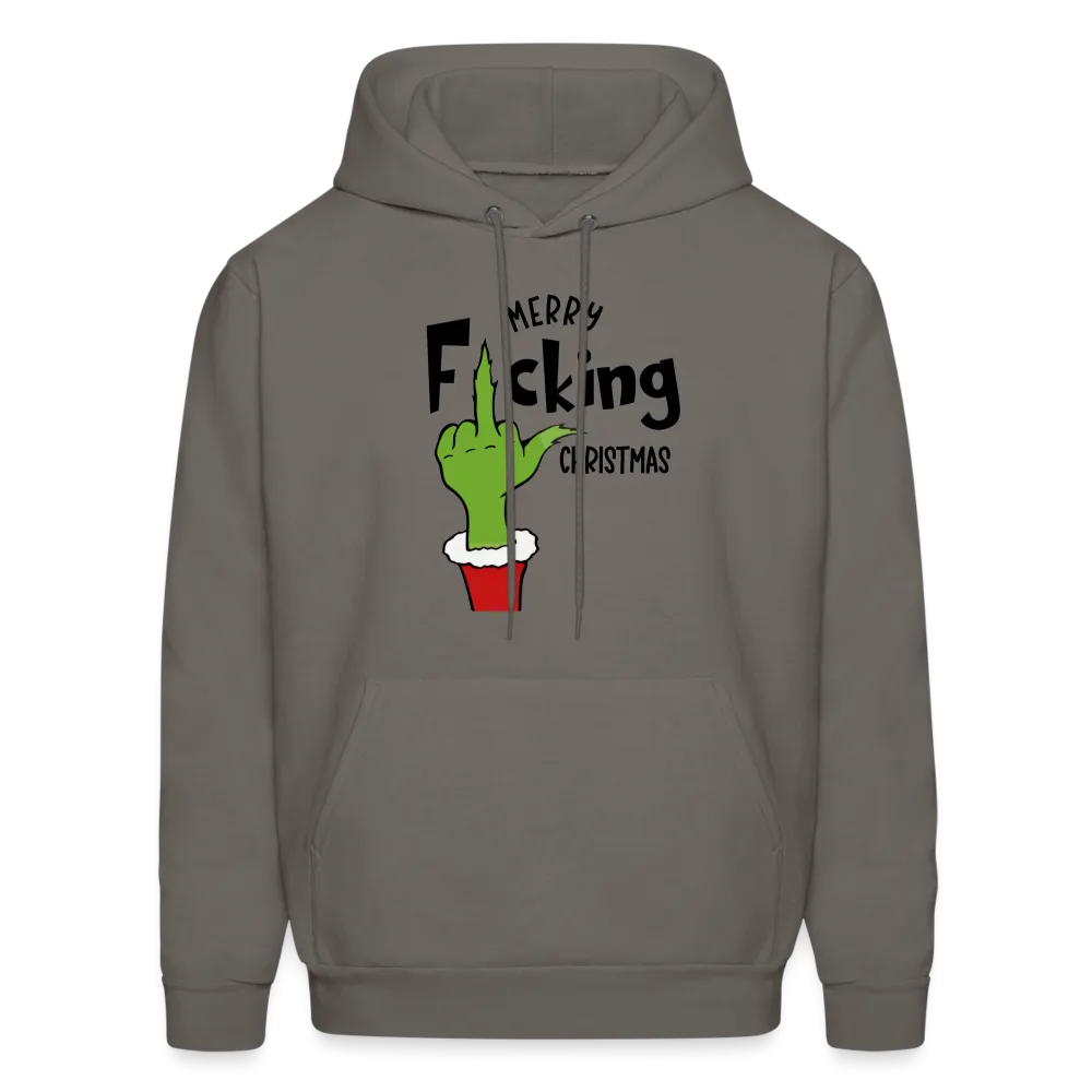 Merry F*cking Christmas Grumpy Middle Finger Hoodie