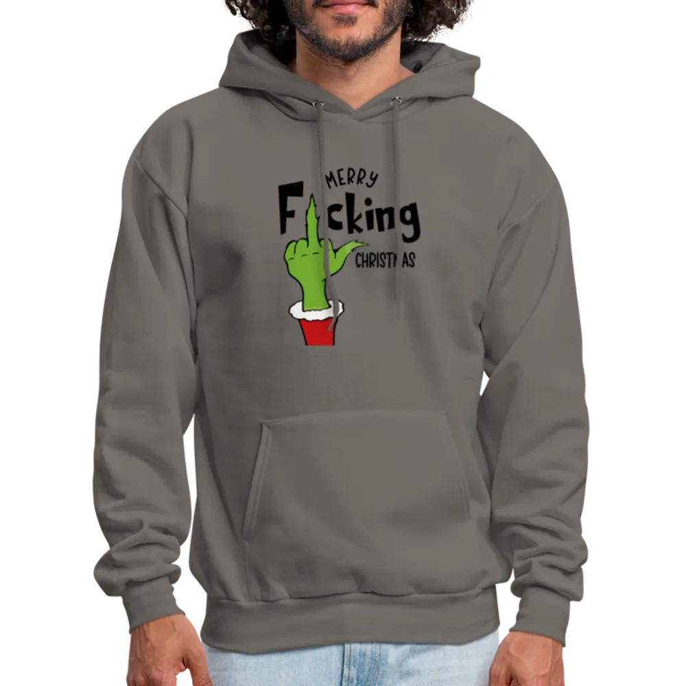 Merry F*cking Christmas Grumpy Middle Finger Hoodie