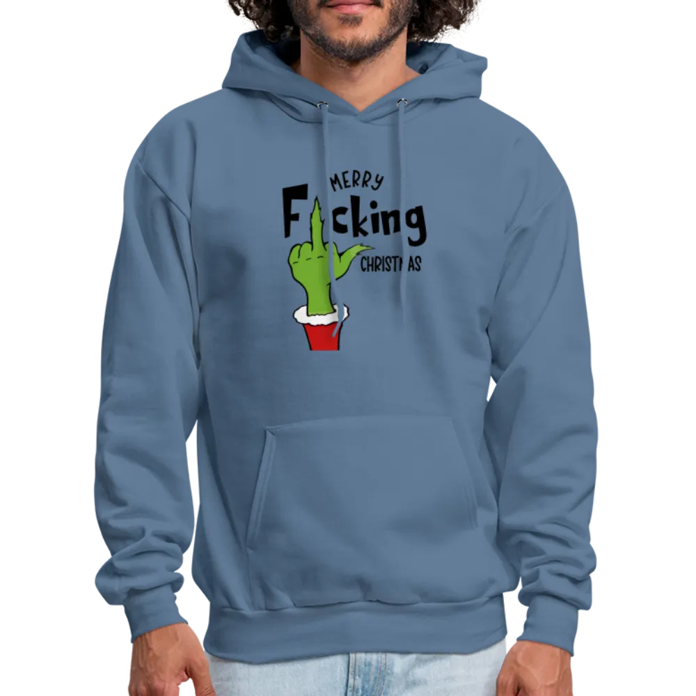 Merry F*cking Christmas Grumpy Middle Finger Hoodie