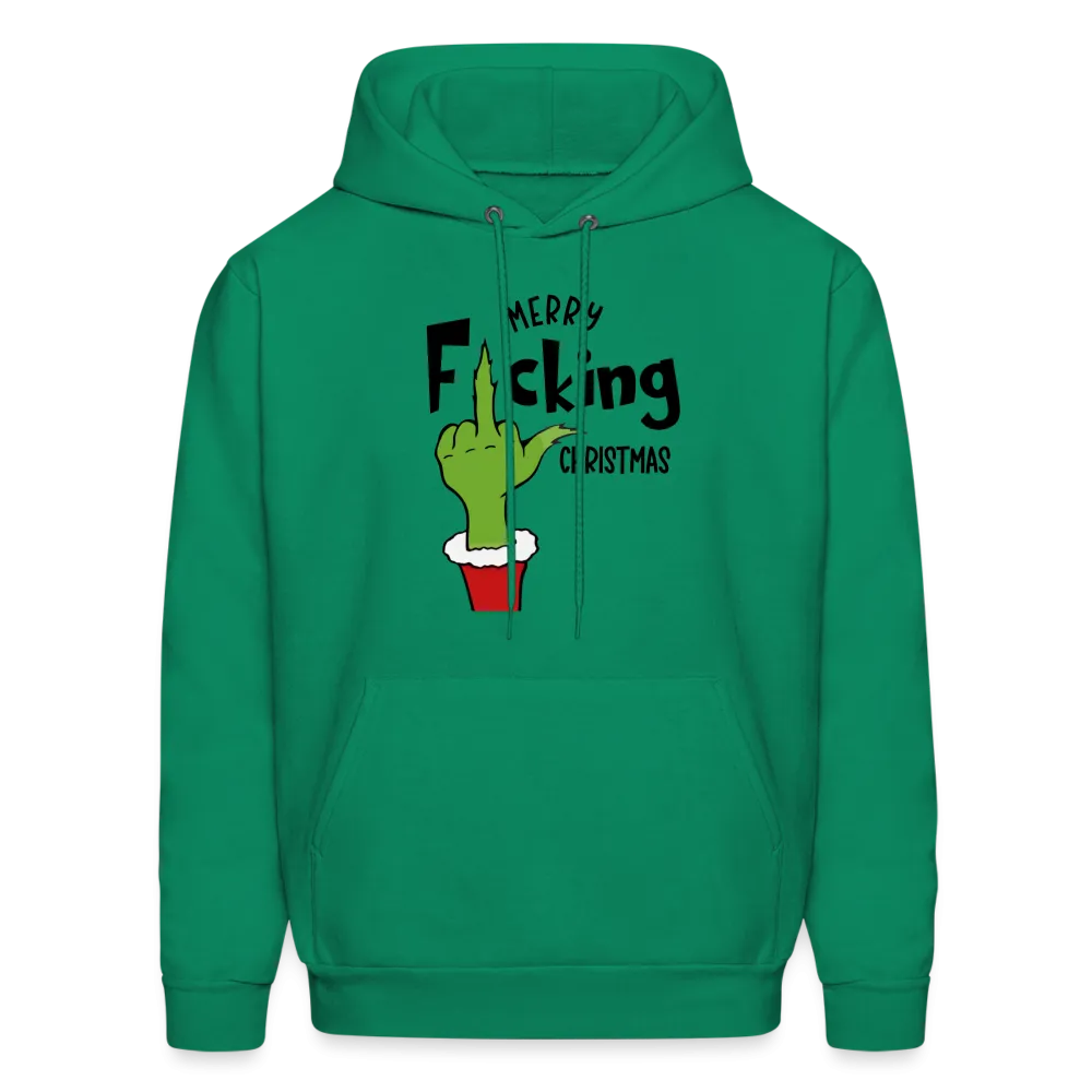 Merry F*cking Christmas Grumpy Middle Finger Hoodie