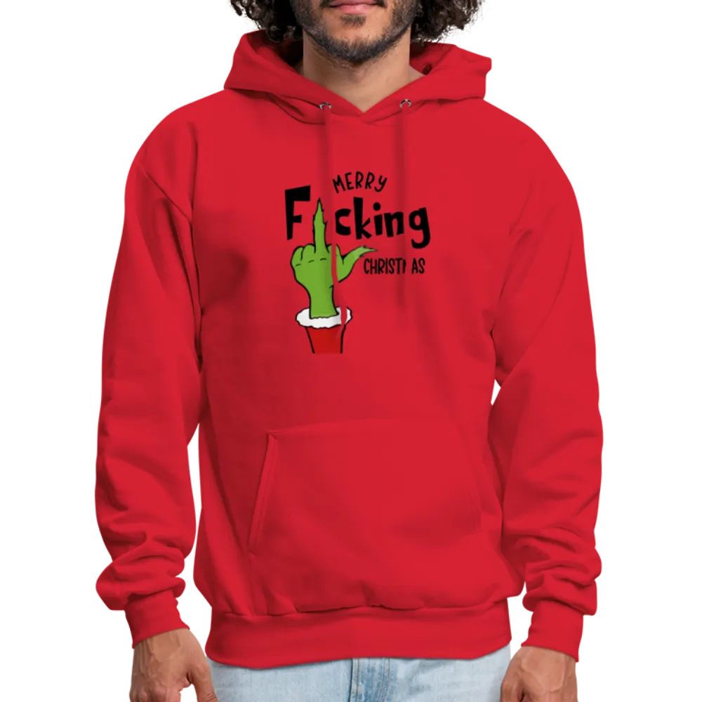 Merry F*cking Christmas Grumpy Middle Finger Hoodie