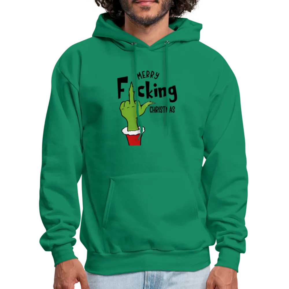 Merry F*cking Christmas Grumpy Middle Finger Hoodie