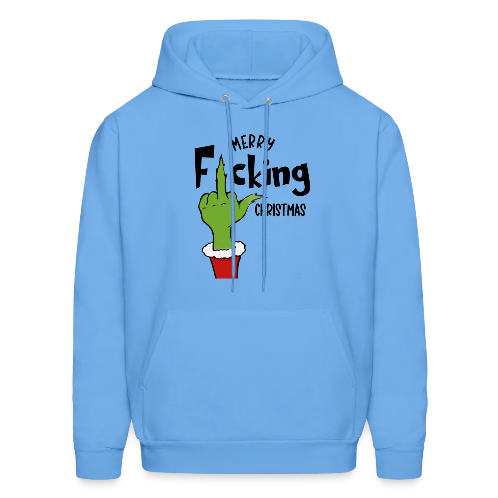 Merry F*cking Christmas Grumpy Middle Finger Hoodie