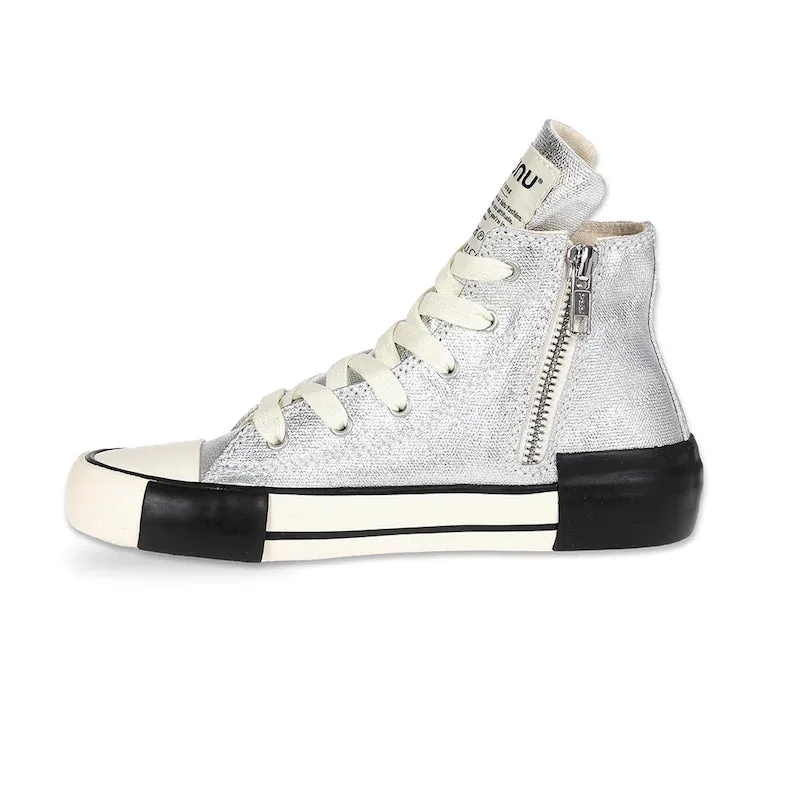 NUNUNU Bling High Tops Silver