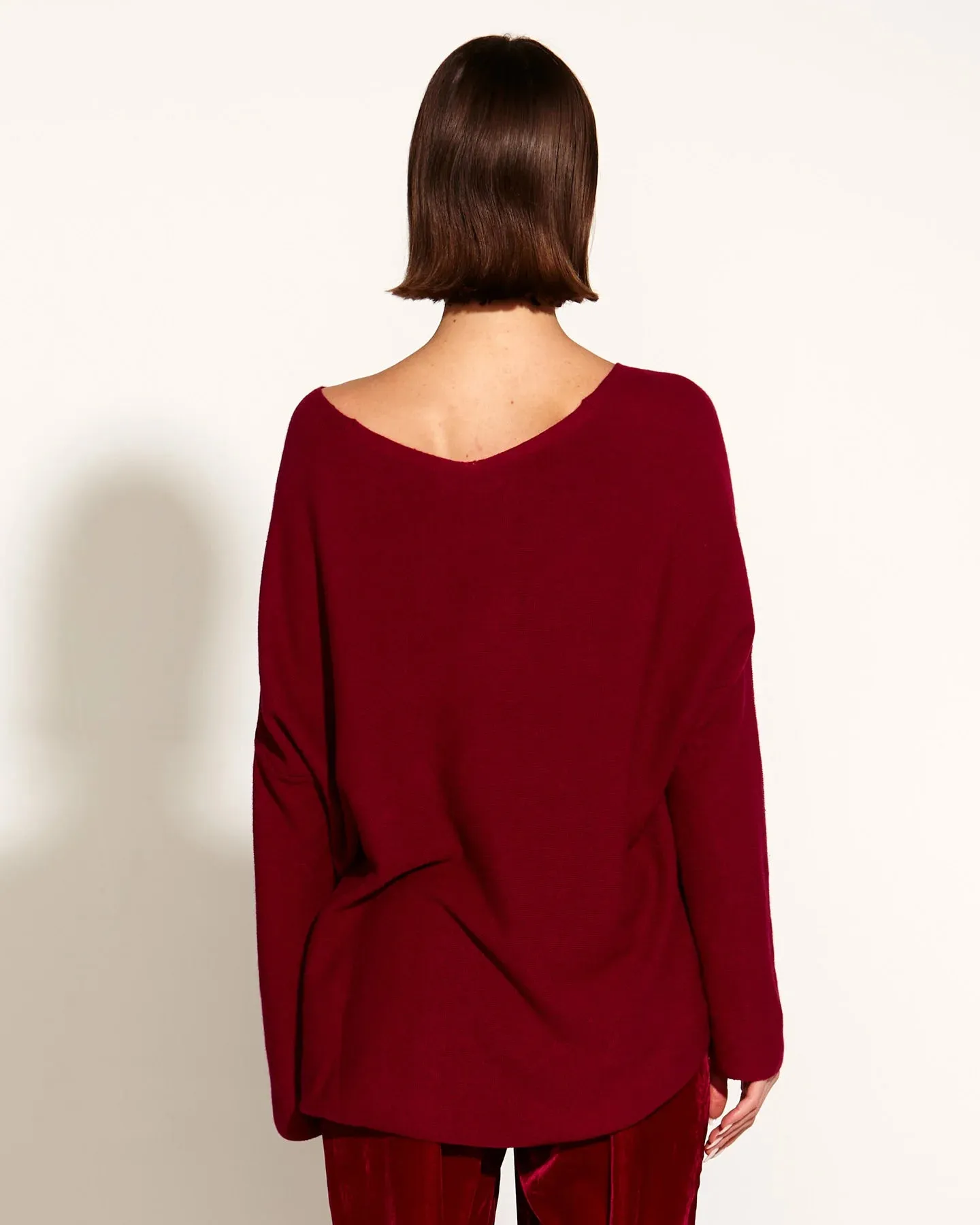 Ordinary Love V-Neck Knit - Fuchsia