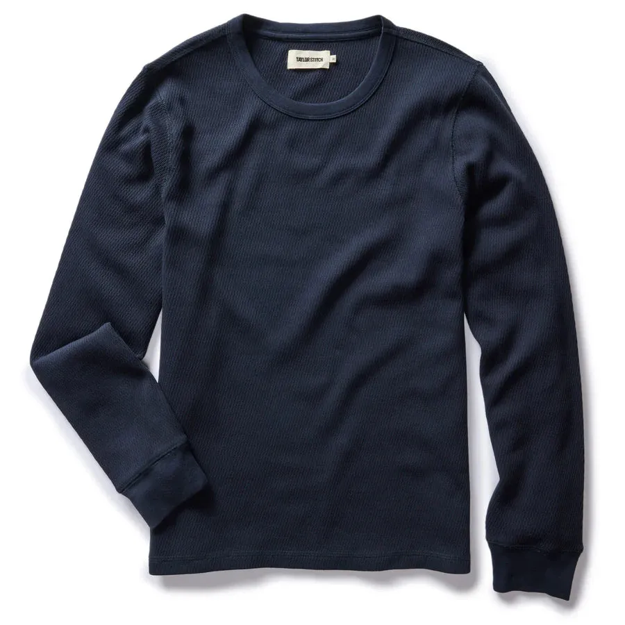 Organic Cotton Waffle Crew