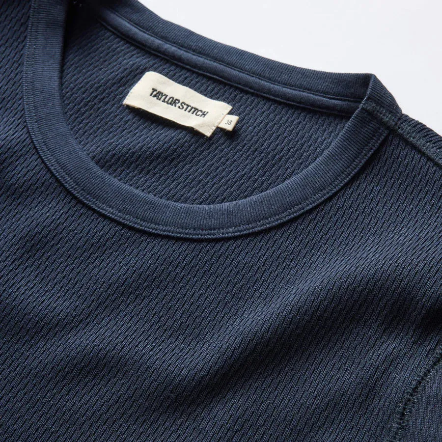 Organic Cotton Waffle Crew