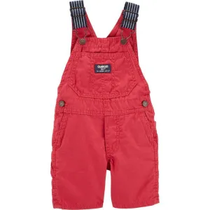OSHKOSH Red Shortalls Boy Red 1H267210