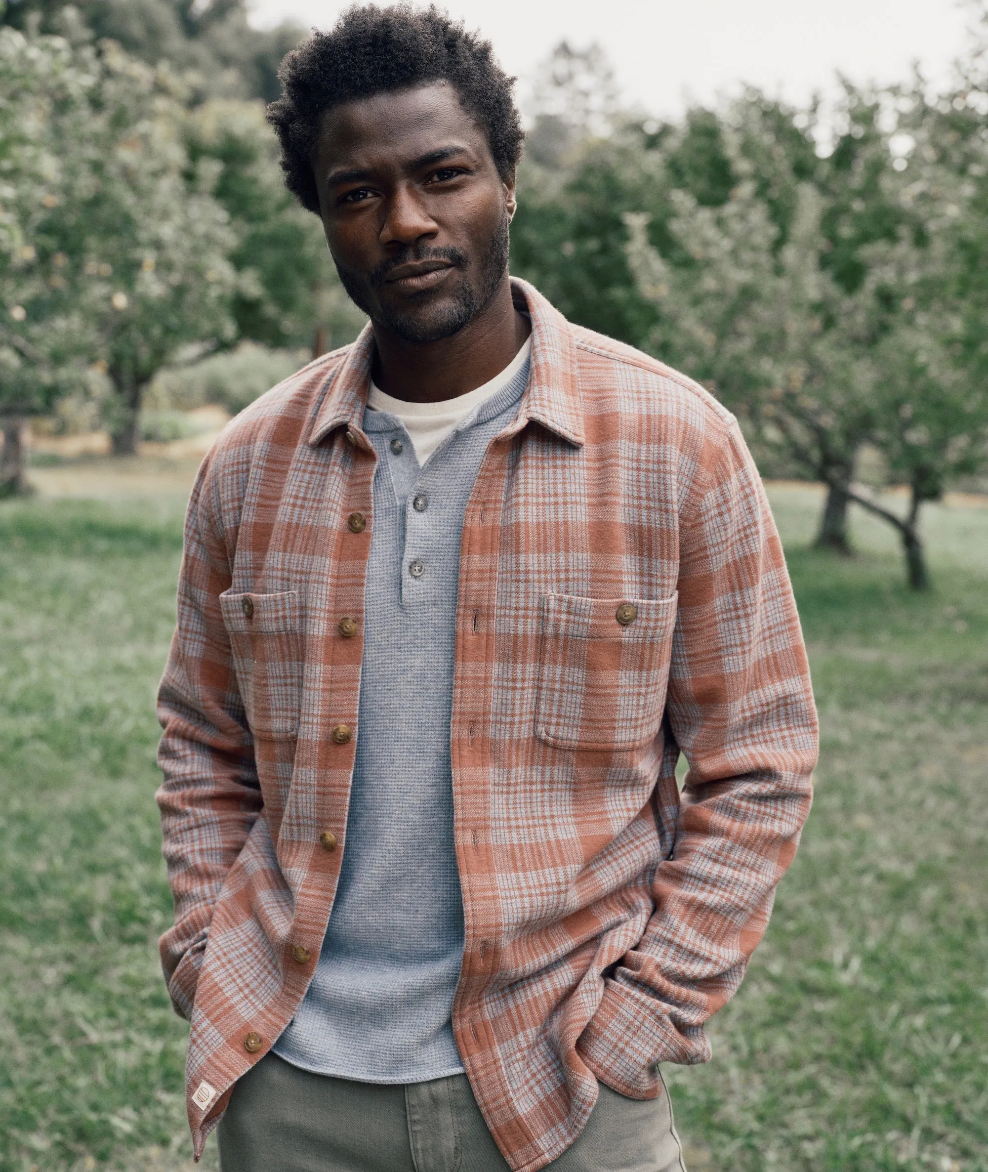 Pacifica Stretch Twill Shirt - Marsala Plaid