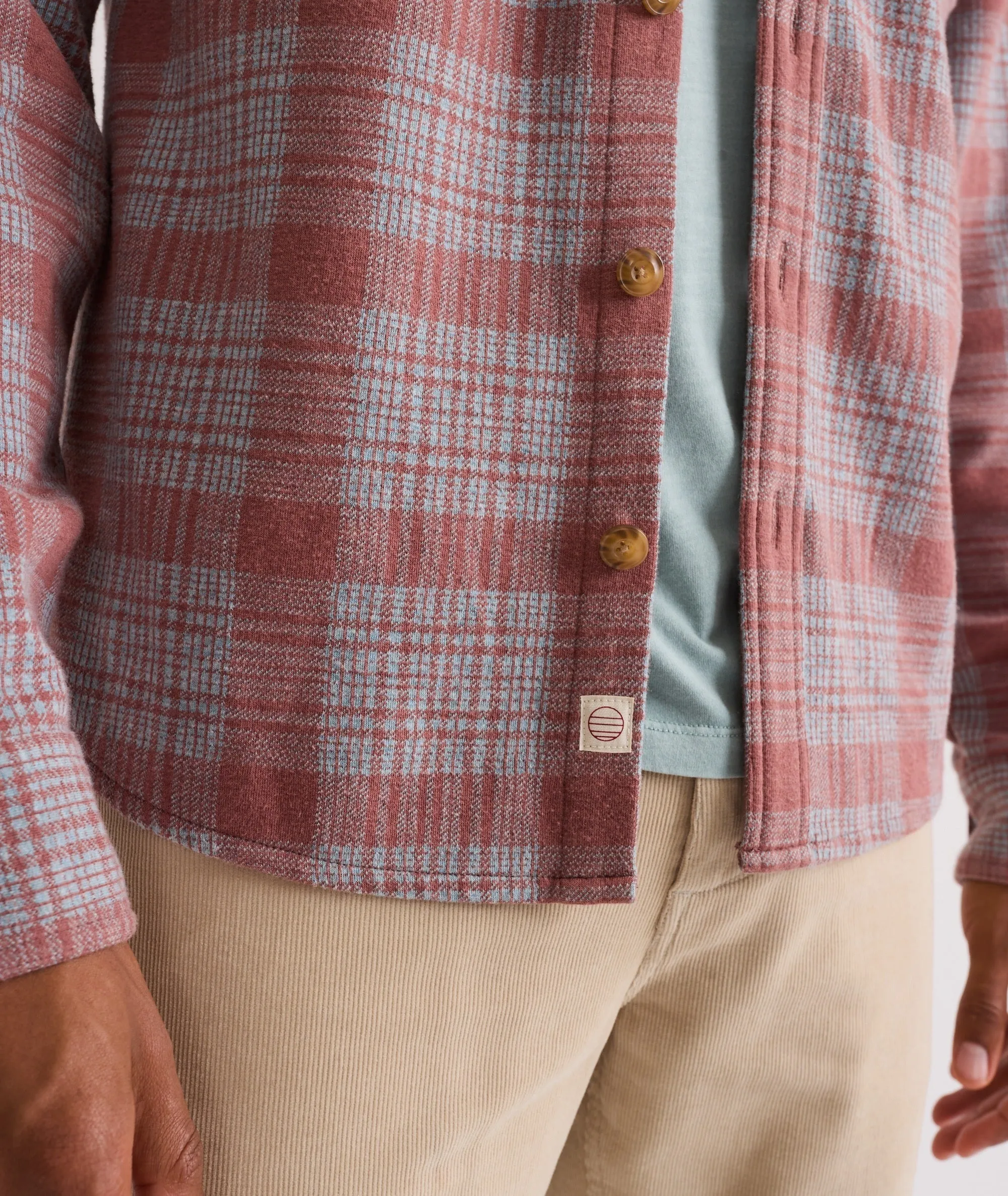 Pacifica Stretch Twill Shirt - Marsala Plaid