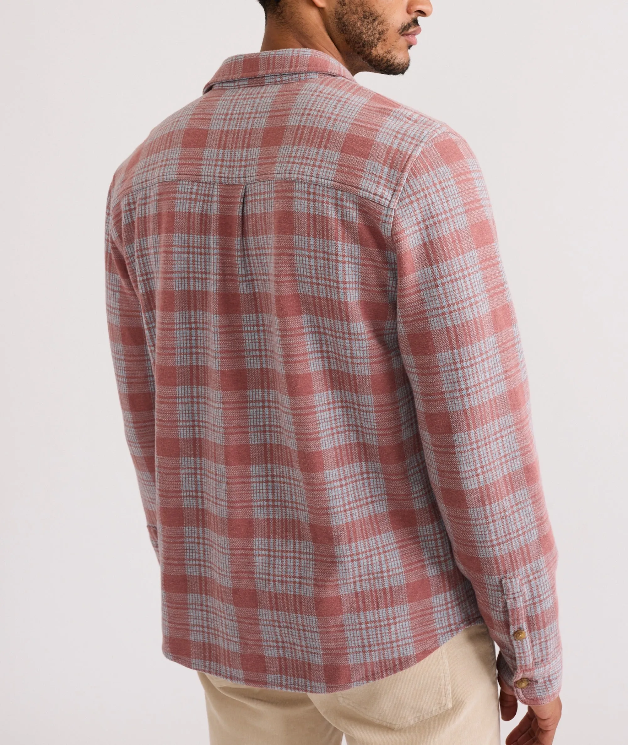 Pacifica Stretch Twill Shirt - Marsala Plaid