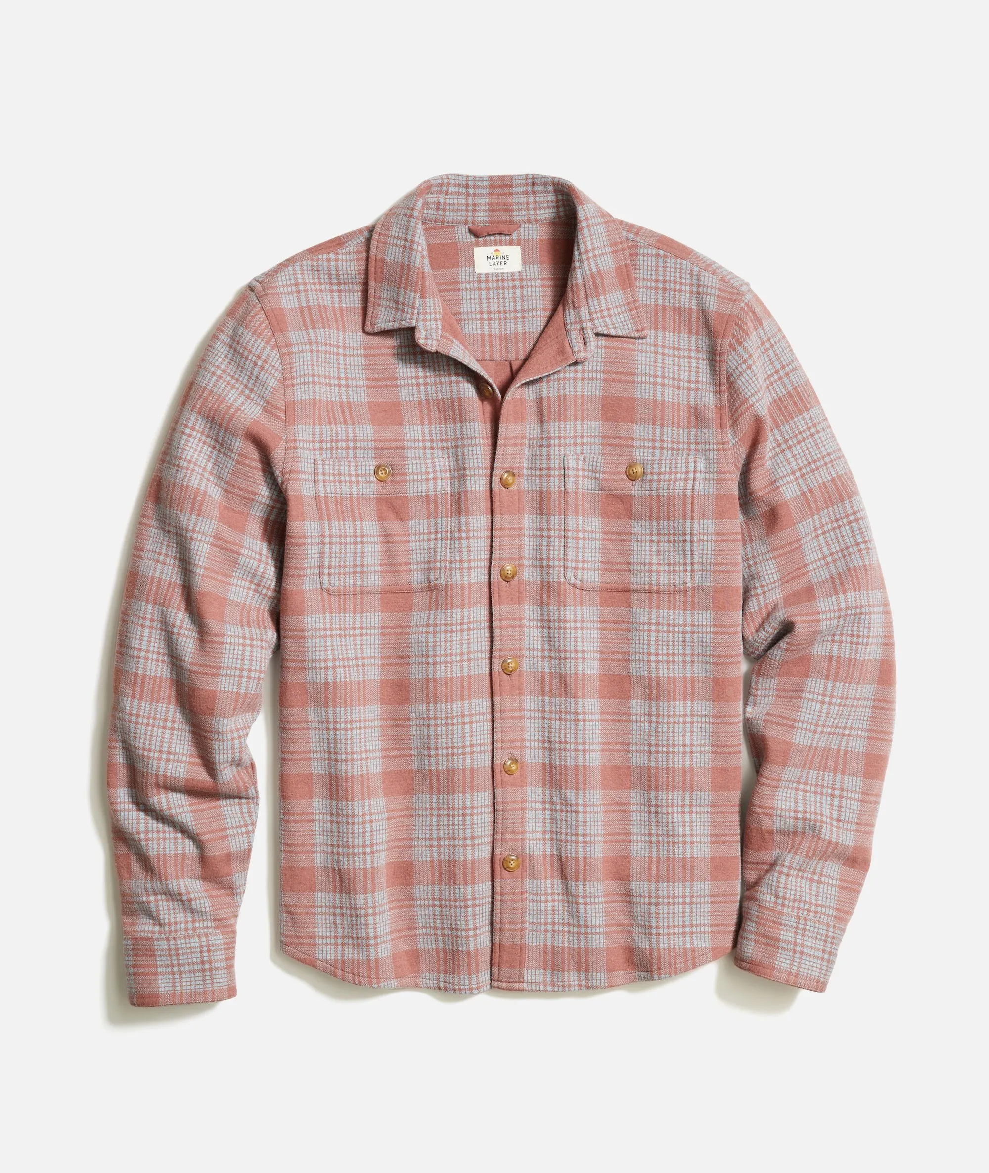 Pacifica Stretch Twill Shirt - Marsala Plaid