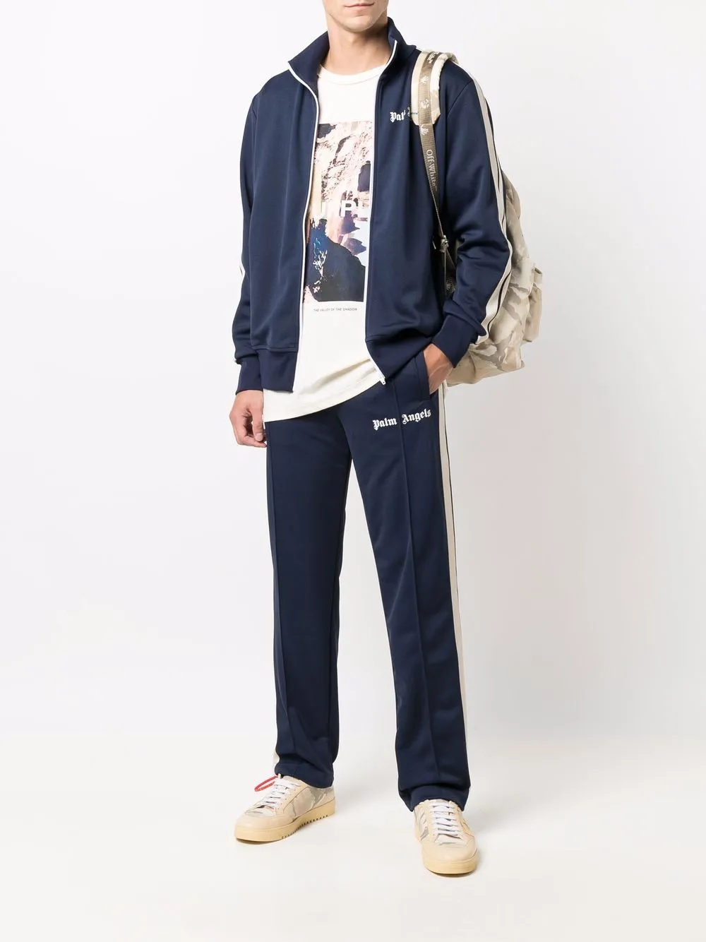 PALM ANGELS Classic Track Jacket Navy