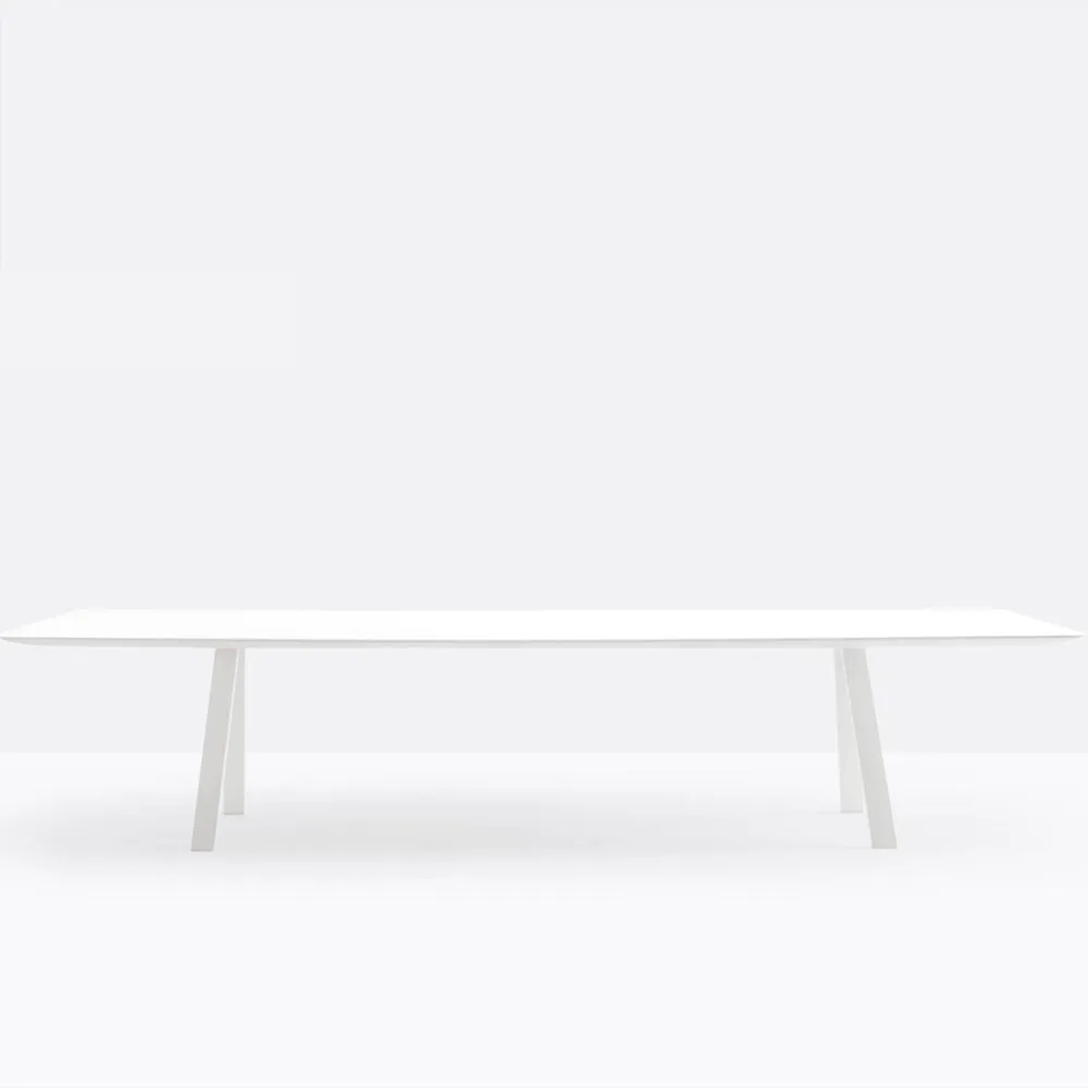 Pedrali Arki-table outdoor 300x120 cm. in white solid laminate