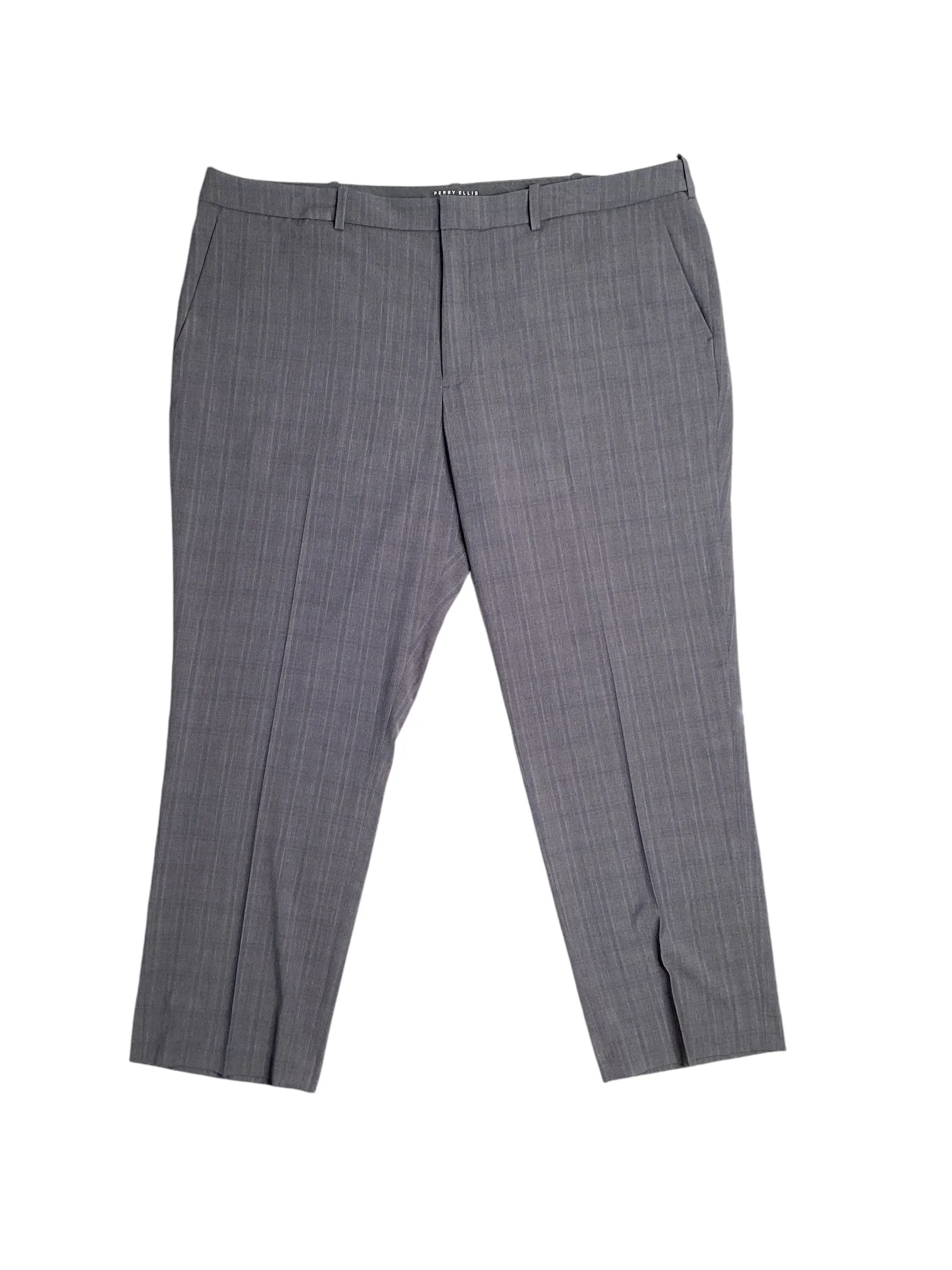 Perry Ellis Portfolio Mens Modern Fit Stretch Dress Pants Mid Grey 32 x 30