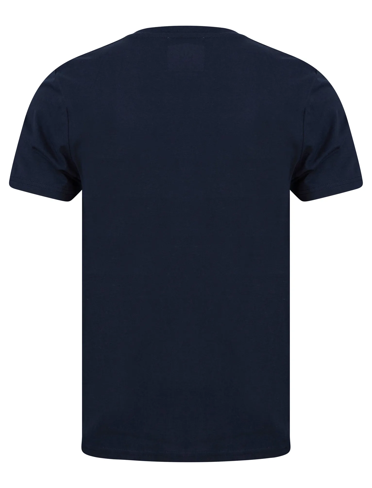 Pitch Crew Neck Cotton T-Shirt in True Navy - Kensington Eastside