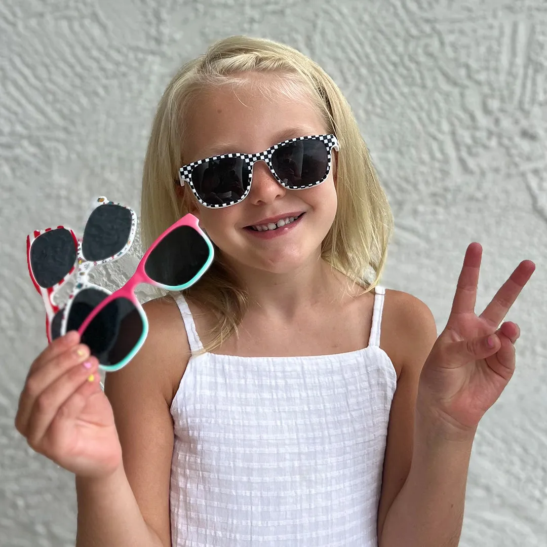 Pops Magnetic Snap-On Sunglasses | Youth Black