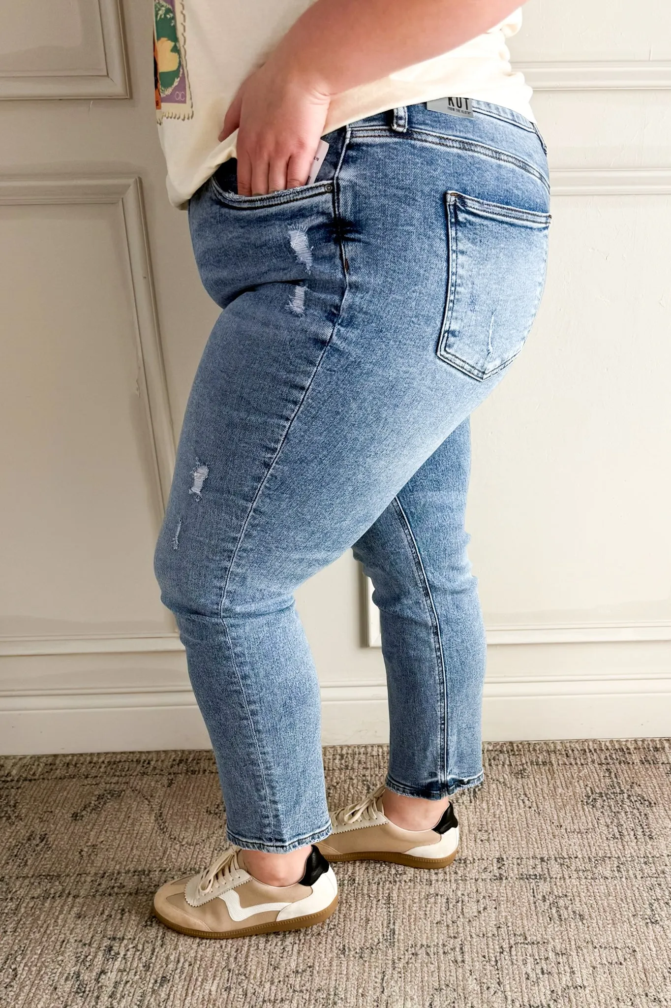 Rachael High Rise Fab Ab Mom Jeans | Kut from the Kloth