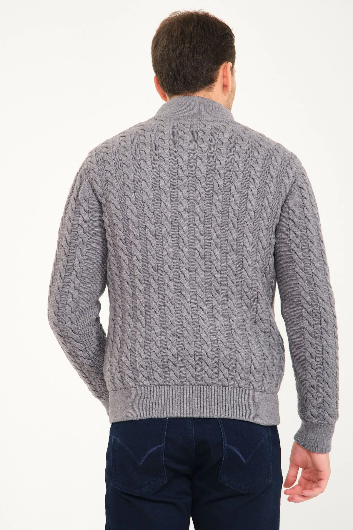 Rex Fur Lined Knit Cardigan