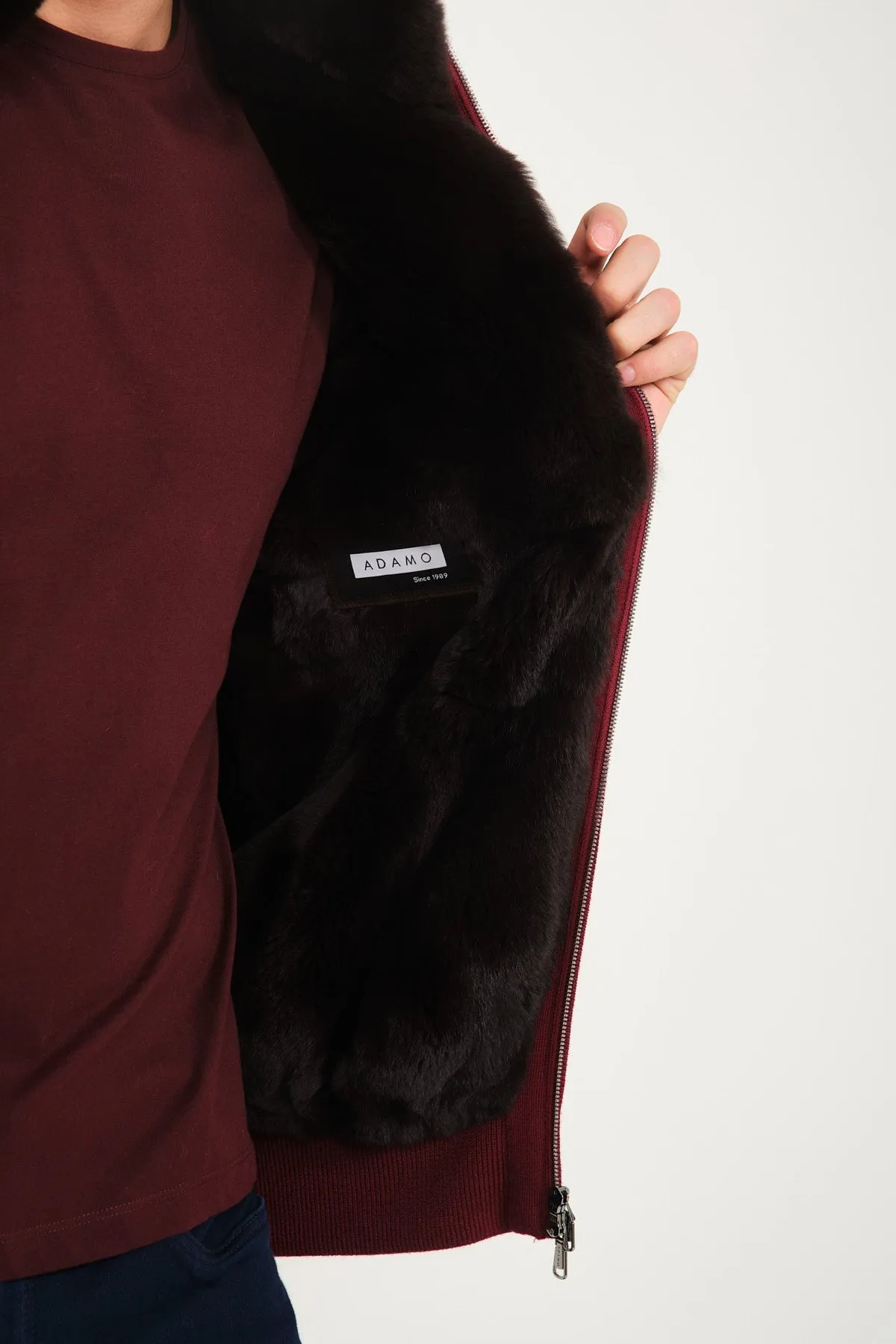 Rex Fur Lined Knit Cardigan