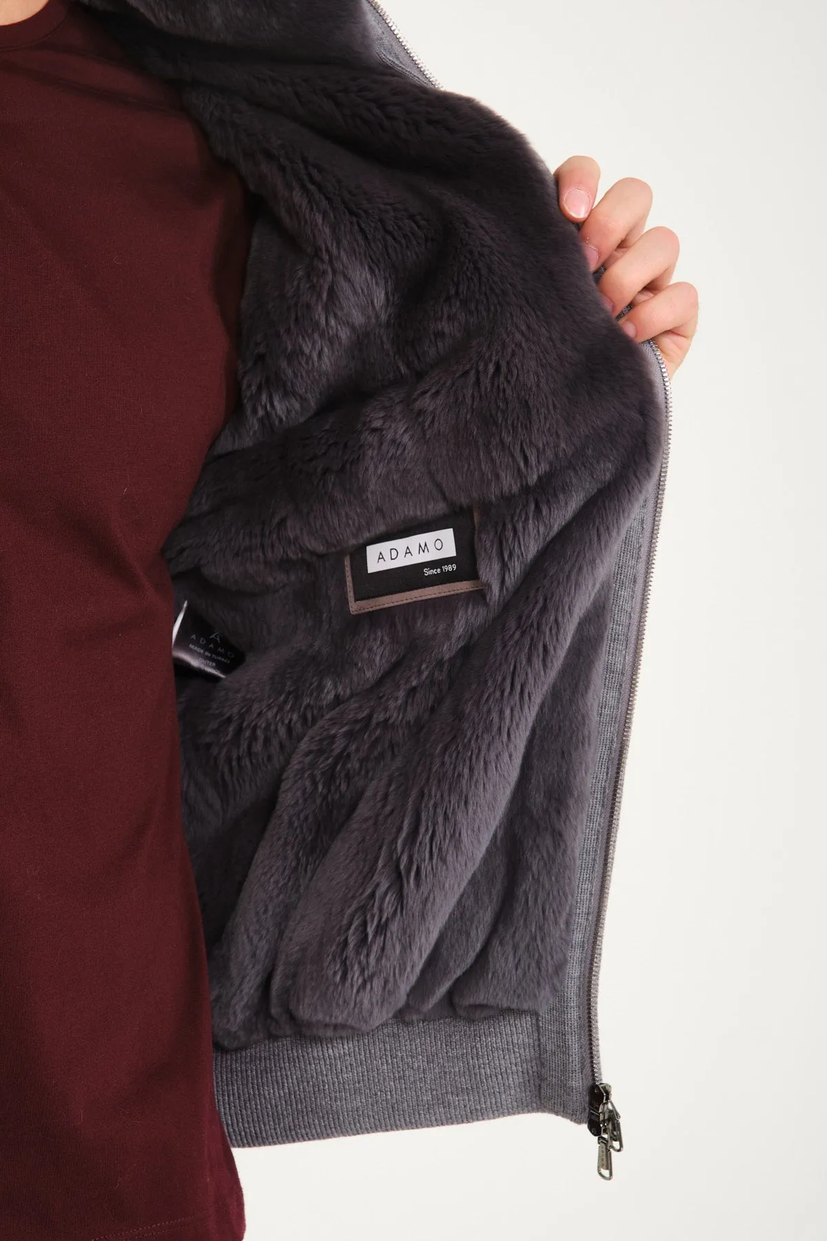 Rex Fur Lined Knit Cardigan